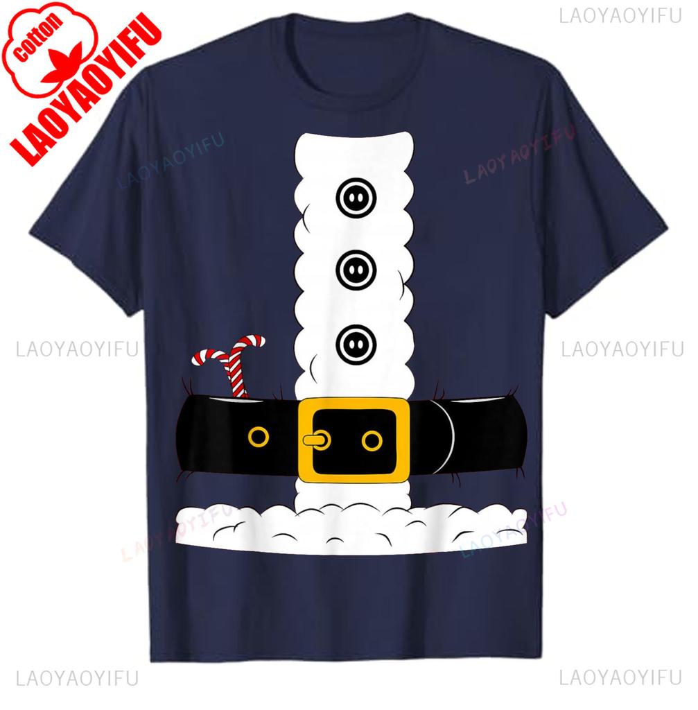 Christmas Shirt Santa Claus Suit Adult Unisex WoUINISEX Shirt Funny Tshirts Unisex Cotton Tee Tops Christmas Party Graphic T Shirts