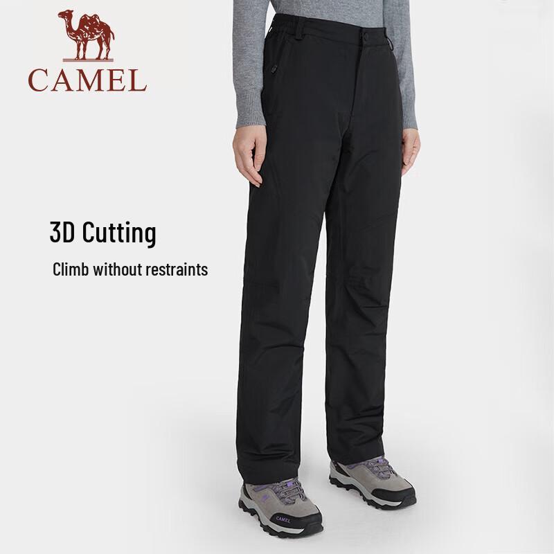 CAMEL Unisex Outdoor Windproof Warm Hiking Pants