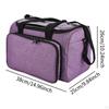 Crochet Knitting Bag Organizer Multiple Pockets Shoulder Yarn Storage for
