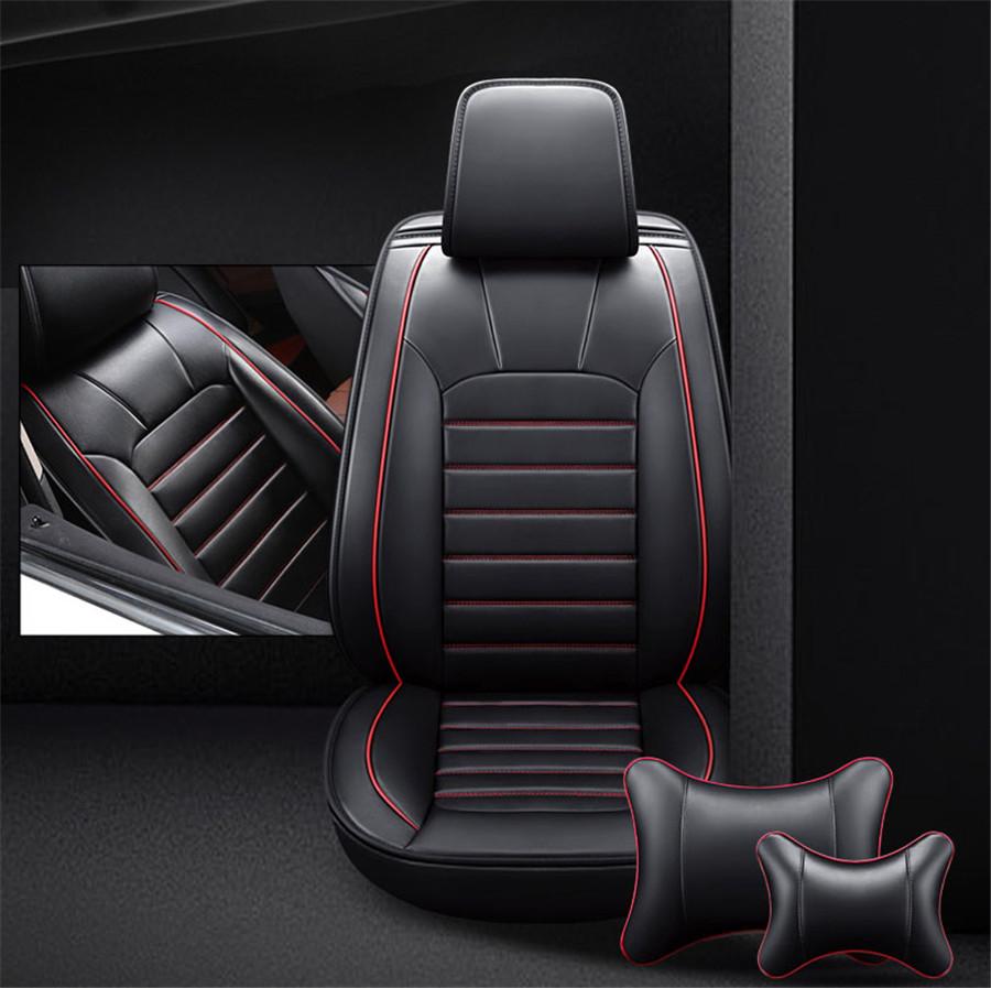 Deluxe Edition Pu Leather Car Seat Covers For KIA All Models Rio K2/3/4 Cerato Sportage Cars Cushion Auto...
