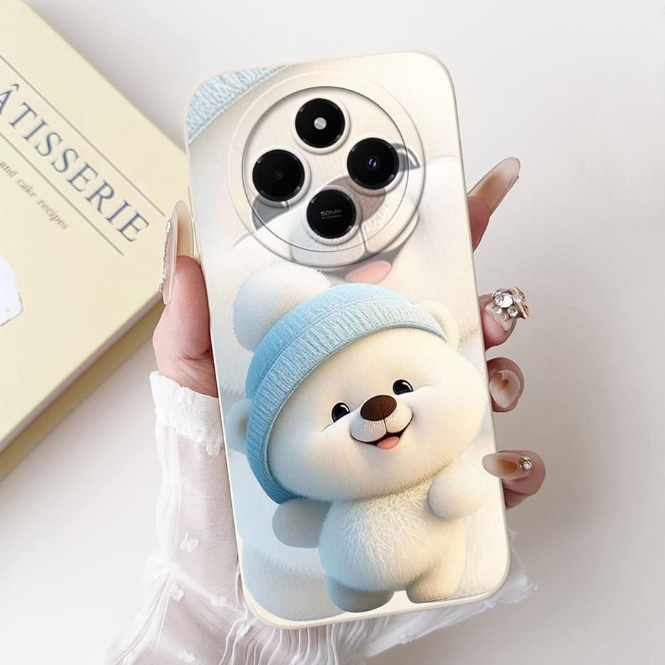 For Xiaomi Redmi 14C Case PocoC75 Cute Panda Cartoon Cover Soft TPU Phone Case For Xiaomi Poco C75 C 75 Redmi14C Back Cover Bags