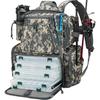 Fishing Gear Backpack & Tackle Bag with Rain Cover, Outdoor Storage for Equipment