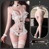 Erotic Underwear Pure Desire Onesie Female Sexy Lace In Stock Pajamas Open Crotch Perspective Uniform Suit