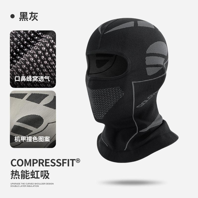Summer Outdoor Sunscreen Riding Mask Men's Locomotive Sweat Absorption Heat Dissipation Breathable Ice Silk Headgear Helmet Lining