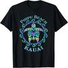 Poipu Beach Kauai Hawaii Vacation Colorful Turtle T-Shirt