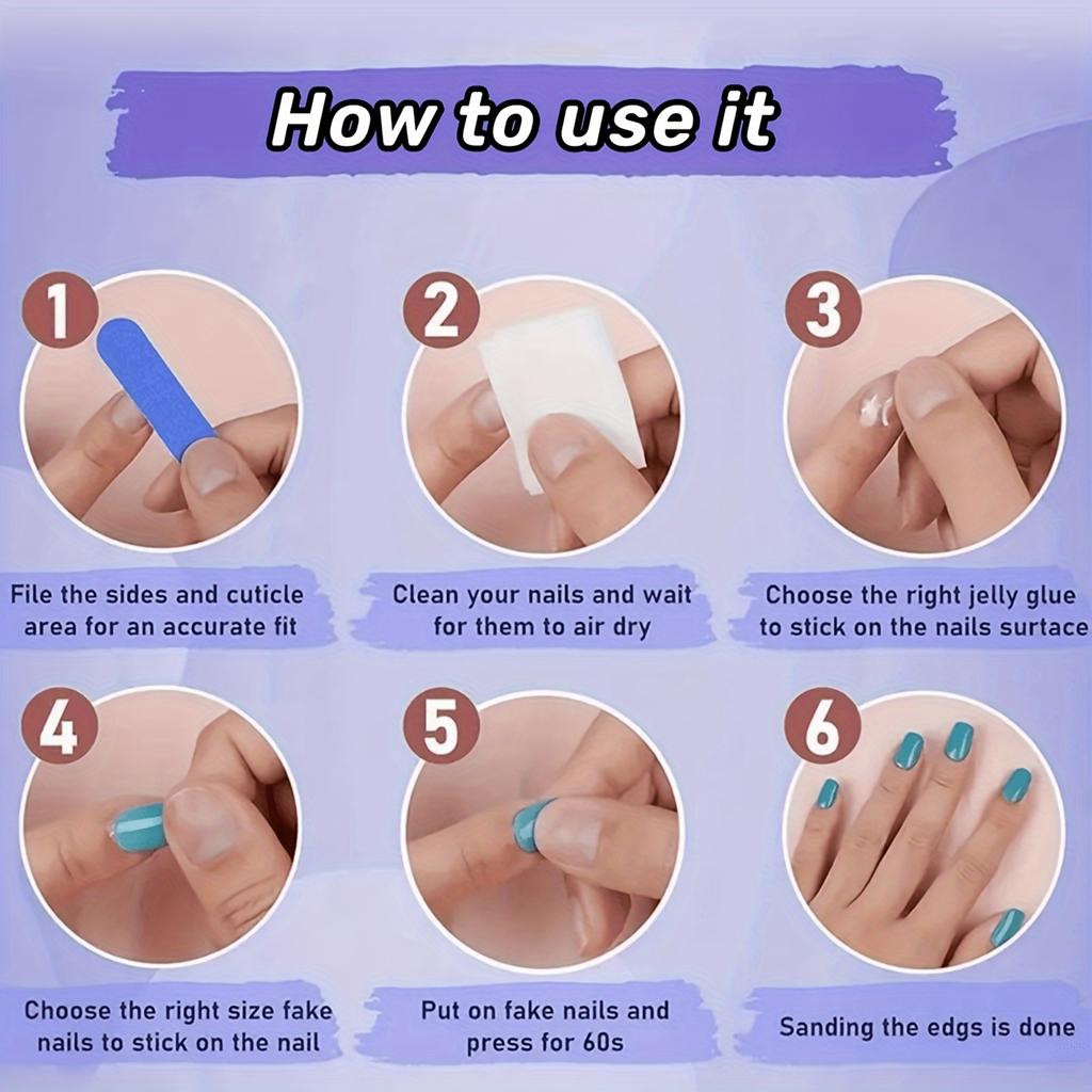 24pcs Elegant Pink Ombre Press-On Nails Set Short Square Glossy Finish Perfect for Fashionable Nail Art Manicure Decor