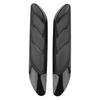 Mudguard Side Air Outlet Vent Trim Glossy Black Intake Flow Duct Cover Molding Shade Replacement