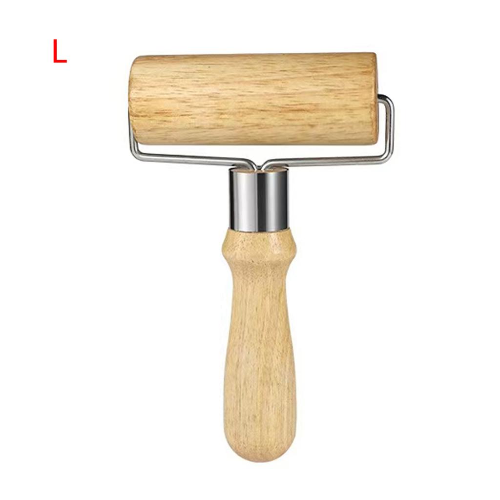 1PC Dough Baking Roller for Pizza Baking; Small Wooden Rolling Pin; Non-stick; Household Kitchen Utensil.