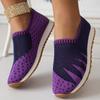 Fashion Sock Shoes for Women Mesh Platform Women Sneakers Fashion Breathable Casual Shoes Slip on Light Women Running Shoes Plus Size 43