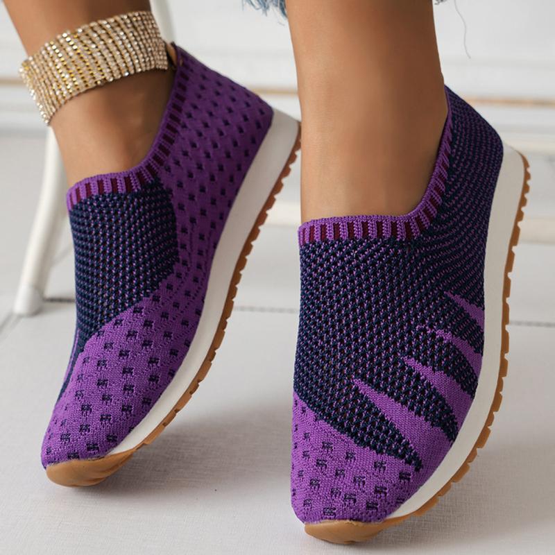 Fashion Sock Shoes for Women Mesh Platform Women Sneakers Fashion Breathable Casual Shoes Slip on Light Women Running Shoes Plus Size 43