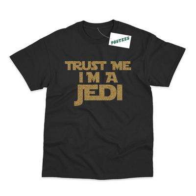 Fidati di me sono uno Jedi ispirato a Star Wars T-shirt stampata per bambini