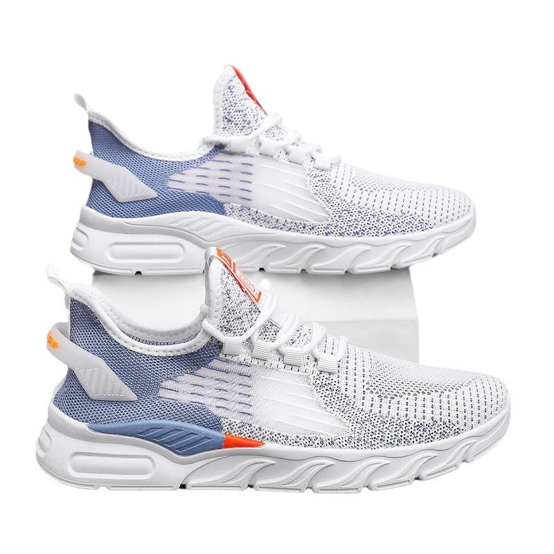 Herrenschuhe Herbst atmungsaktiv hohles Mesh gutaussehende Männer Jugendliche Studenten dünnes Mesh Lauf-Sportschuhe Herbstmodelle