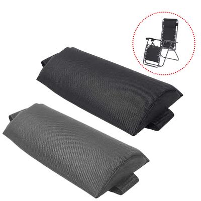 HOT Recliner Headrest Beach Folding Chairs Pad Pillow Garden Backyard Picnics Sling Lounge Chair Head Cushion Adjustable