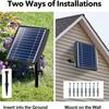 6 Light Solar Underwater Lights IP65 Waterproof Solar Light Outdoor Garden Light for Garden Yard Landscape Pathway Wall Lamp