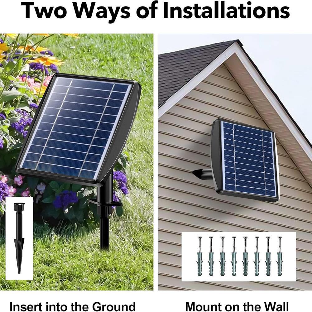 6 Light Solar Underwater Lights IP65 Waterproof Solar Light Outdoor Garden Light for Garden Yard Landscape Pathway Wall Lamp