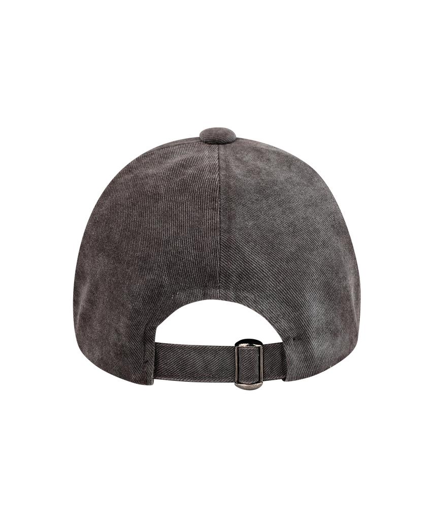 Aejeuyua Washed Logo Ball Cap Ash Grey