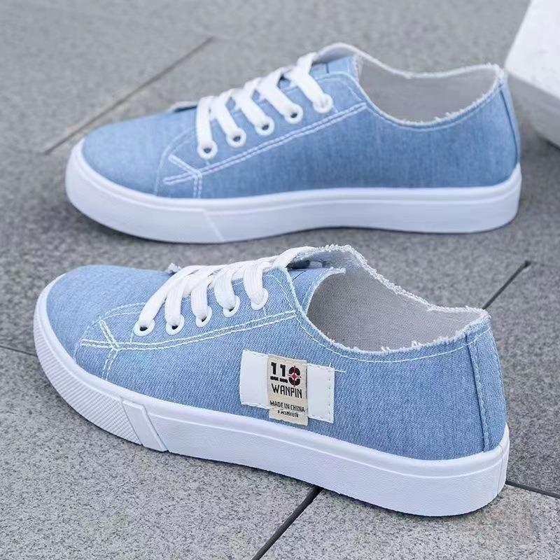 summer new canvas shoes female student shoes sole breathable thin casual sports shoes