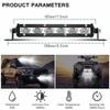 18cm 18W Feux de recul led fin 12V, phare de travail led 12v, longue portee led projecteur le
