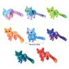 3D Printed Cats Realistic Hairless Cats Figurines Statues Table Ornament Cute Articulated Fidgety Toy for Pet Lovers
