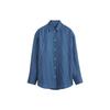 Su Mei Hui Women's Striped Satin Shirt - Spring/Summer 2026 Collection, TOT Style Commute Long Sleeve Top