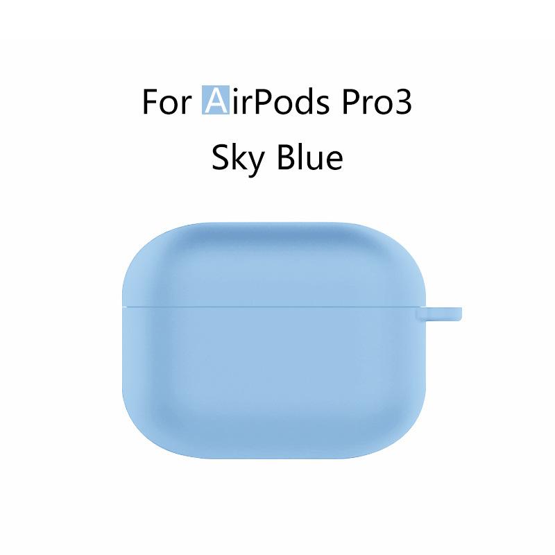 Silicone Case For AirPods Pro 3 Transparent Soft TPU Earphone Shockproof Protective Case Cover For AirPods Pro 3 Earbuds Shell