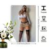 Blonde Lady Metal Wall Art - 7.87x11.8in Elegant 2D Iron Plaque, Pre-Drilled Weatherproof for Indoor Outdoor Home Garden Decor
