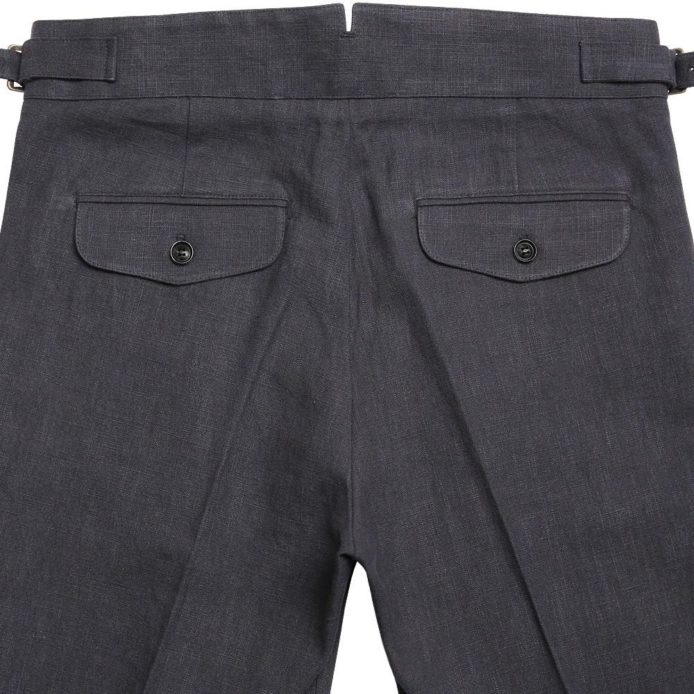 Solti 8S Linen Gurkha Trousers (Charcoal)