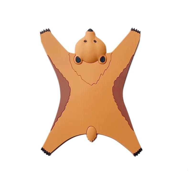 

Симпатичные силиконовые подставки, изолированные водой, нескользящие коврики, термостойкие коврики для чашек с мультяшными животными, тигровые леопардовые подставки для столовых приборов, домашняя кухня