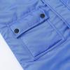 Kids' Detachable Hood Coat - Solid Color Trim Jacket