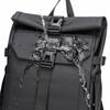 Men's Backpack Contrast Backpack Travel Bag
