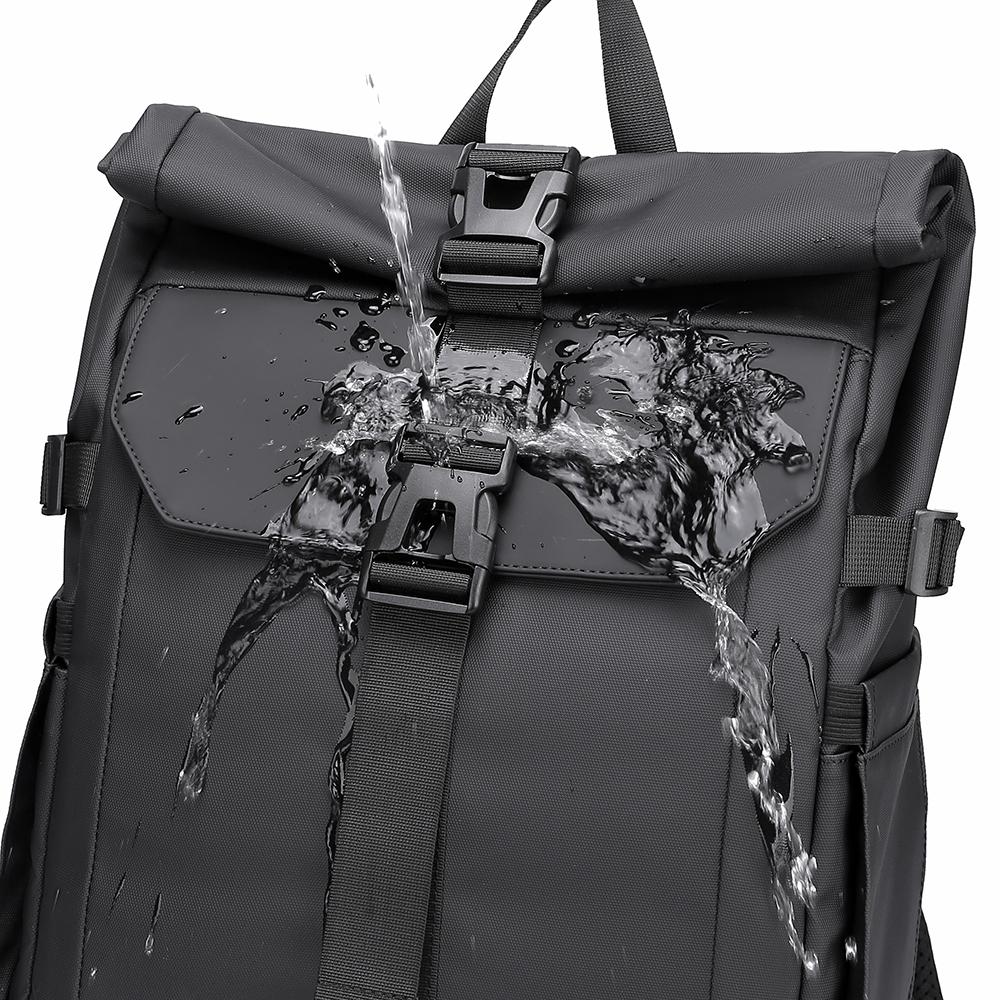 Men's Backpack Contrast Backpack Travel Bag