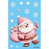 9Pcs PVC Christmas Window Stickers Removable Holiday Window Decals  New Year Party Decor