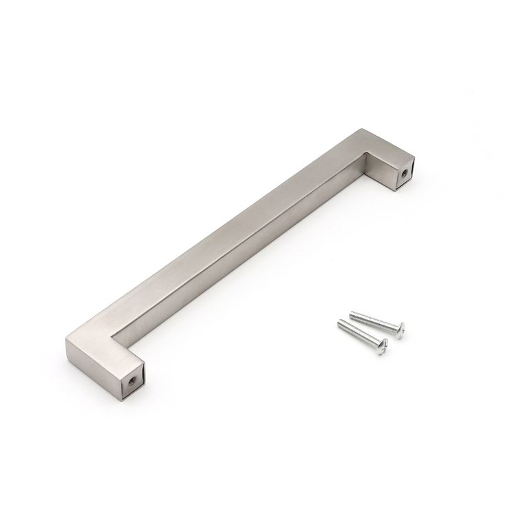 Modern Style Cabinet Drawer Handle Knob Hollow Stainless Steel Door Square Furniture Cupboard Handle Hardware