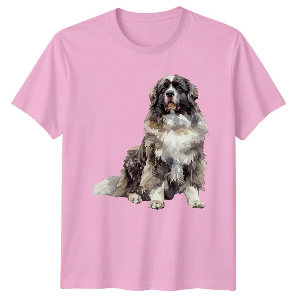 Saint Bernard TShirt Dog Lover Gift For Him And Her