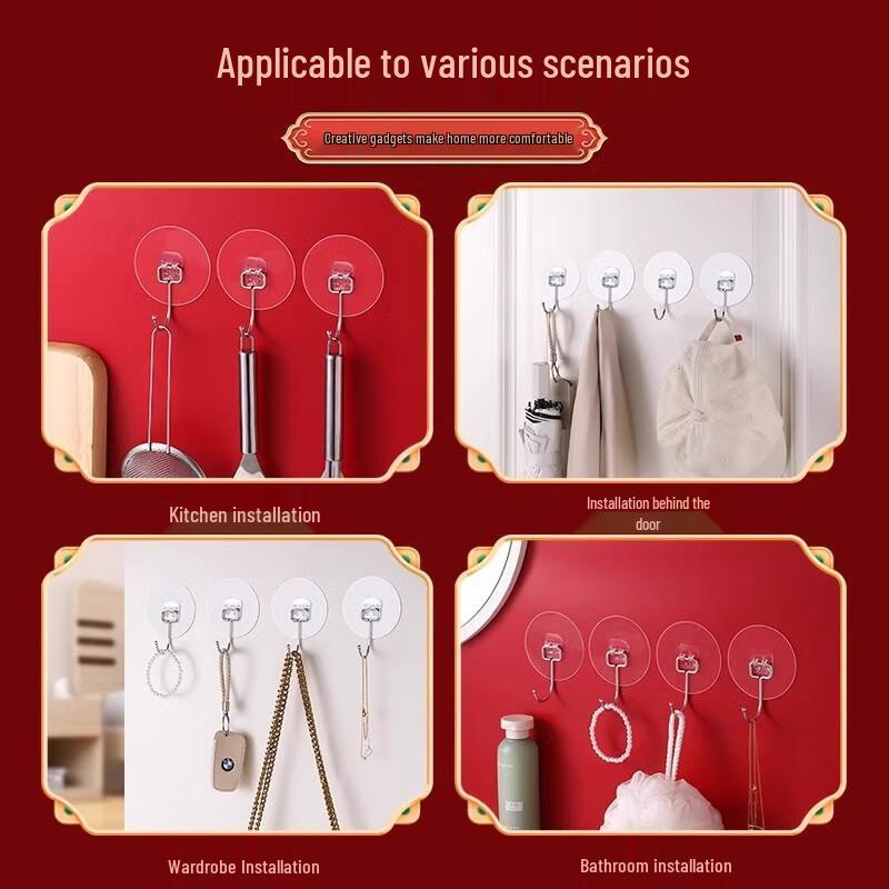 Versatile Self-Adhesive Hooks