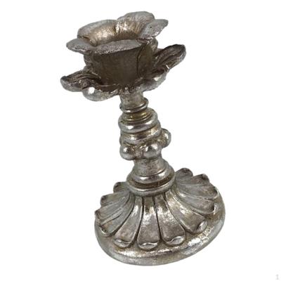 Candle Holder Distressed Candlestick Plinth Base Craft Taper Vintage
