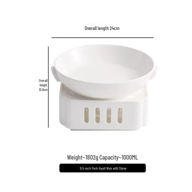 Ceramic Warming Dish with Alcohol Heater