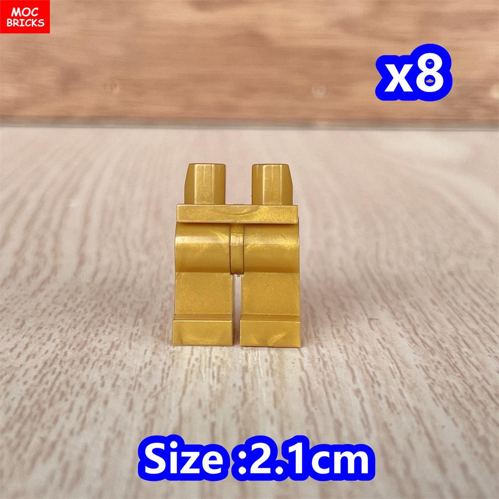 8pcs/lot MOC Bricks Blank Pants Legs Body Wear Figure Accessory Assembled Building Blocks Toy Kids Plastic Dolls