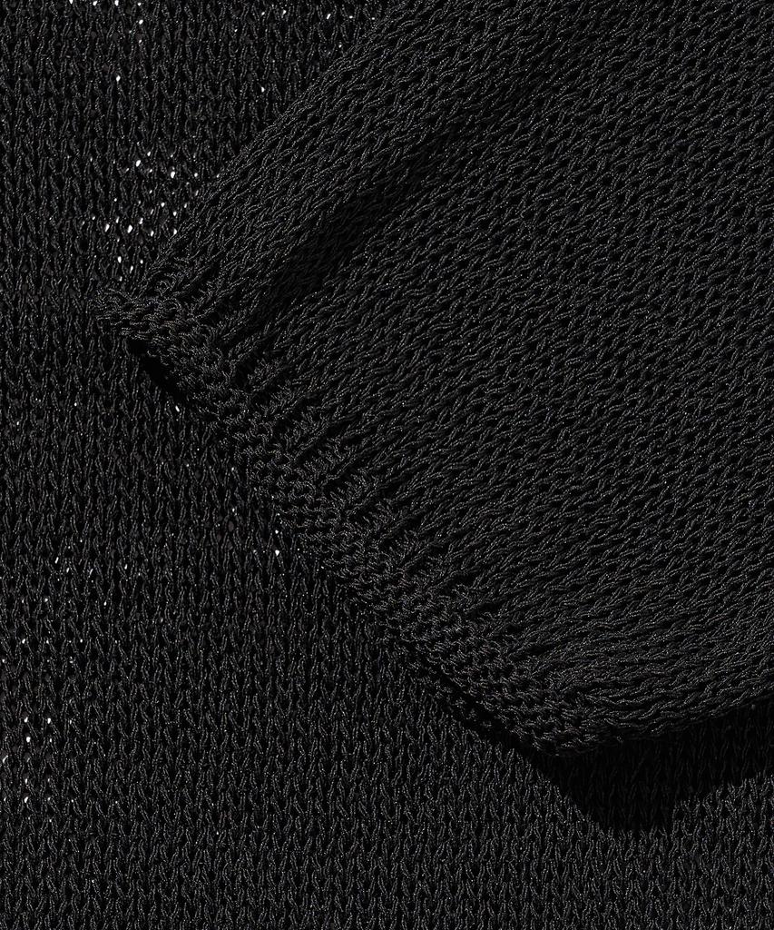 CARGOBROS FOR WOMAN Loose Punching Summer Knit (Black)