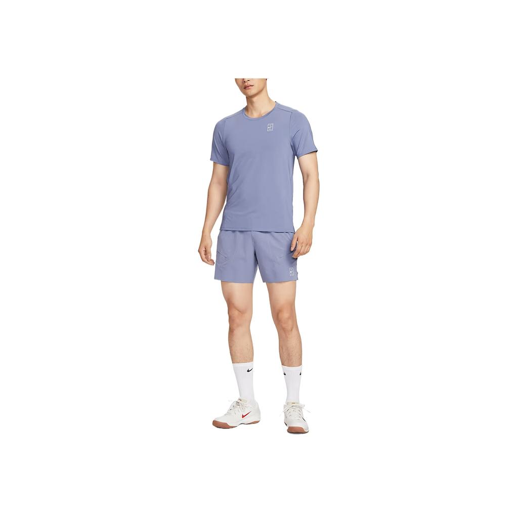 Nike Court Advantage Dri-FIT Comfortable Stylish Simple Versatile Short Sleeve Tennis Shirt Men Tops FZ6911-499