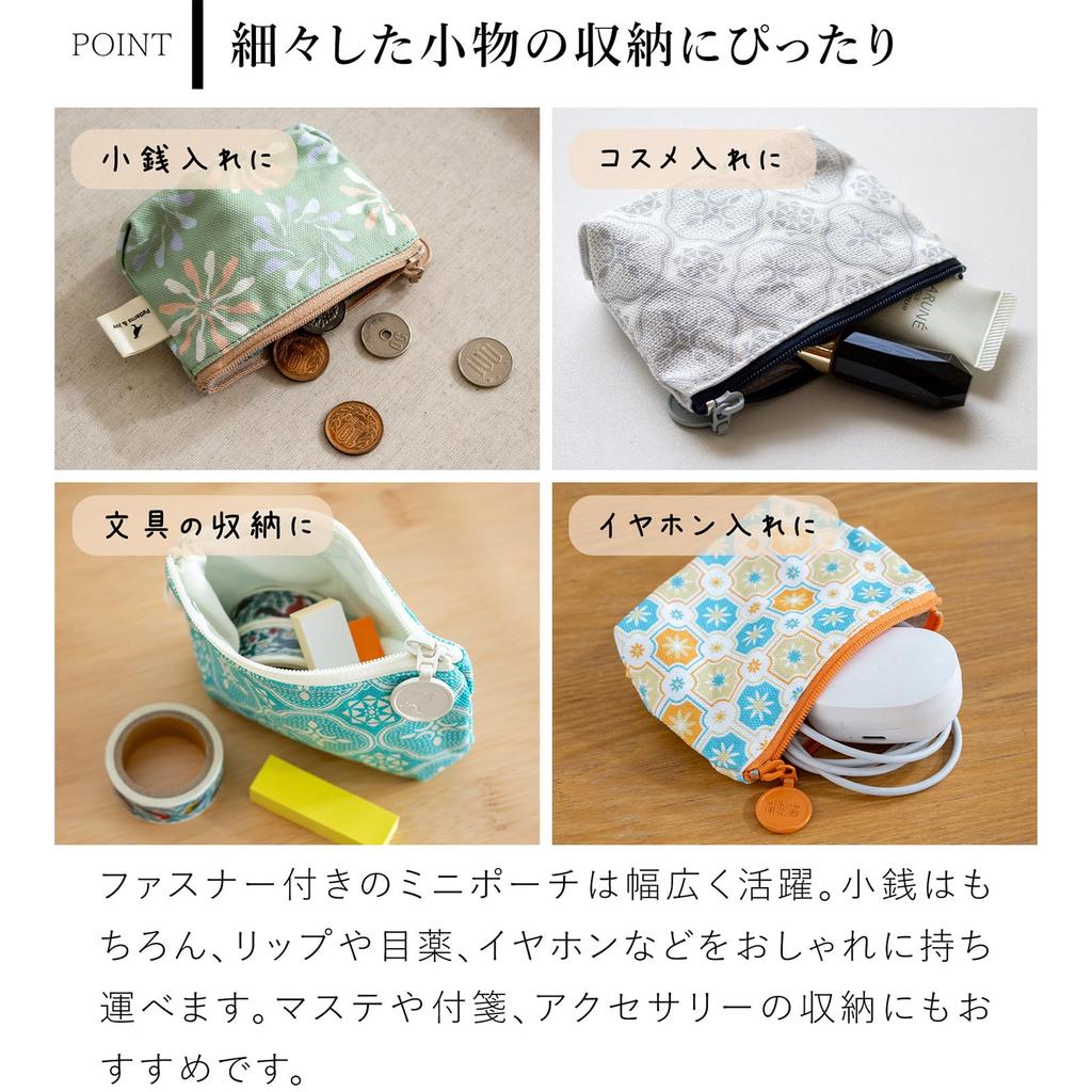 Women's Mini Coin Case (Begonia)