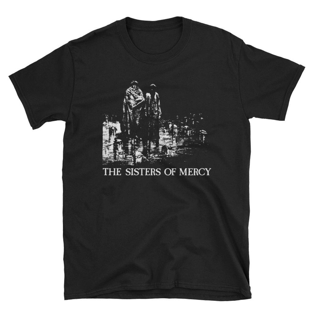 The Sisters of Mercy White PrinT shirt, Patricia Morrison, The Mission, The Cure, The Smiths, Joy Division, Siouxsie and TheBanshees, Goth,