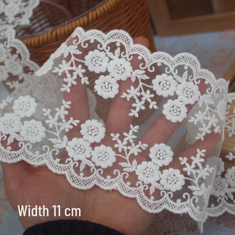 Double-Sided Mesh Cotton Lace for DIY Embroidery & Clothing Accessories