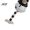 Outdoor Halloween Decoration Jingle Bell Ornament, Gothic Bull Skull/Angel Wings Hanging for Tree, Party Home Decor Decorative