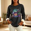 Women's Sweatshirt Halloween Print Round Neck Long Sleeve Casual Winter Top