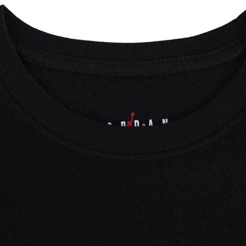 Jordan T Shirts Men's Black Crew Neck Moderate FB7469-010