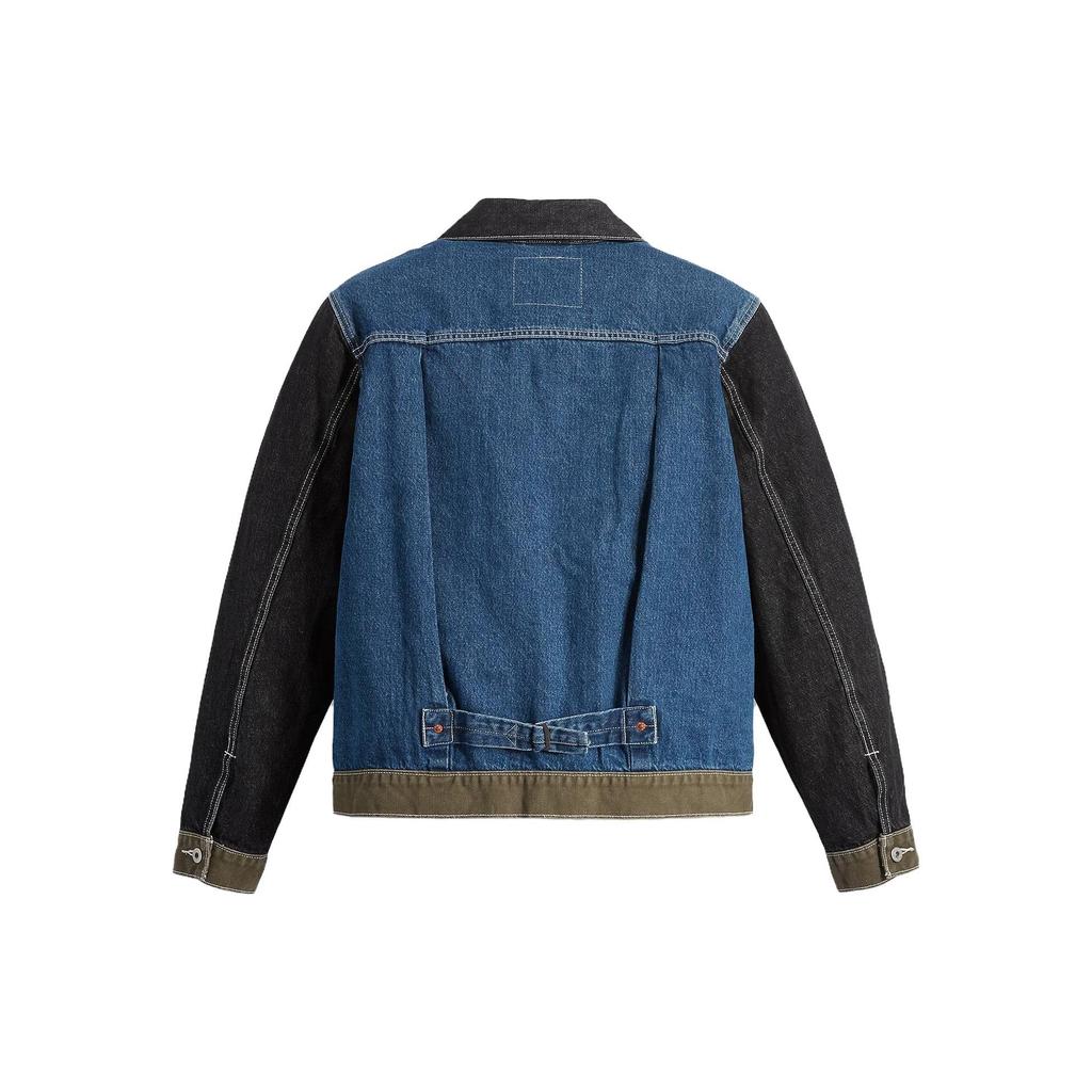 Levis Color Block Langarm Jeansjacke Herren Jacken Mehrfarbig A3174-0012