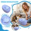 Whale-Shaped Pet Water :Circulating & Filtered Water Dispenser For Cats & Small Pet