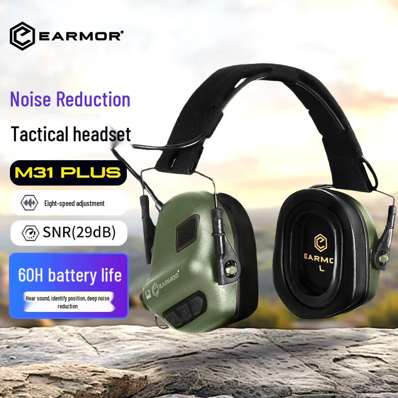 Actioner M31 Tactical Electronic Hearing Protection Headset One Size