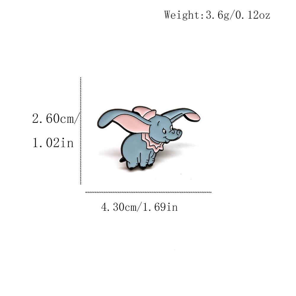 Anime Style Squirrel Brooch: Cute Cartoon Lapel Pin with Korean Design, Butterfly Clasp, Metal Decorative Badge